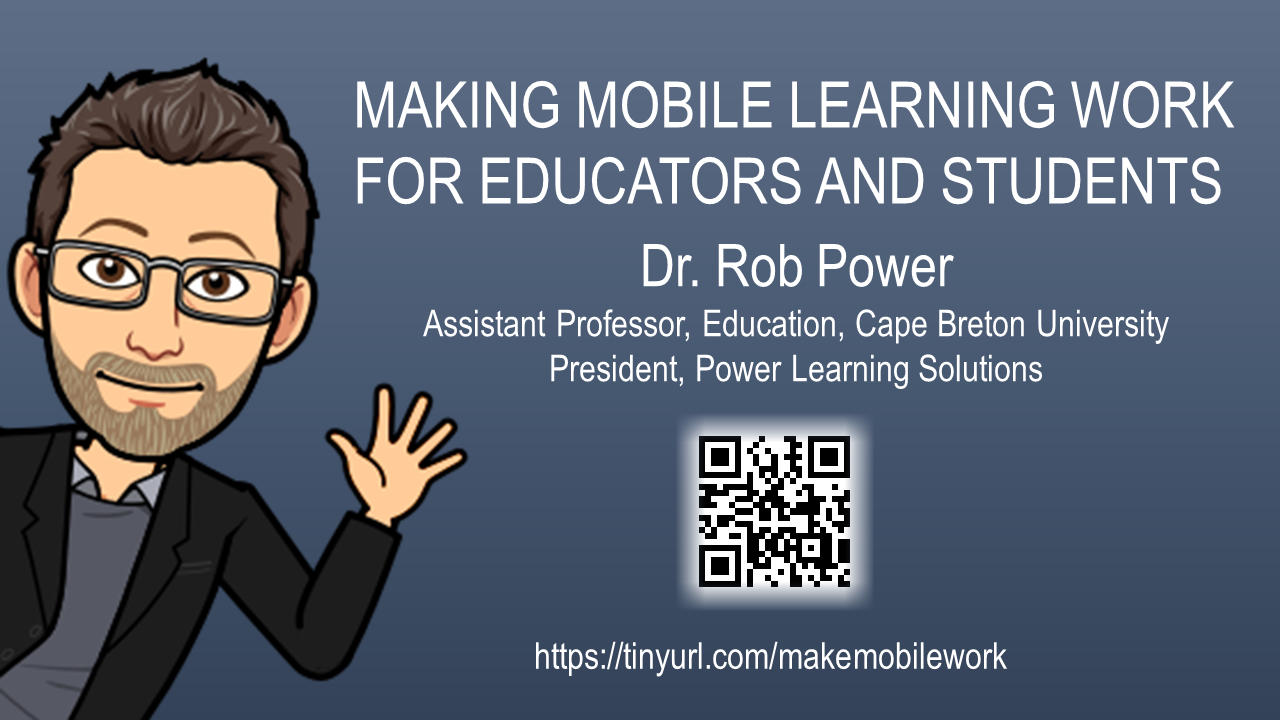 Making Mobile Learning Work - Title Slide